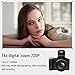 Digital Camera 4k - DSLR Cameras with 16MP 2.4 Inch LCD Screen 16X Digital Zoom, 720P Vlogging Camera, Cameras Gifts for Students Teens Adults Girls Boys
