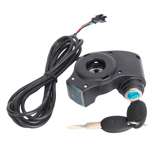 Haosie E-Bike Throttle Control Switch, Speed Switch Lock with LCD