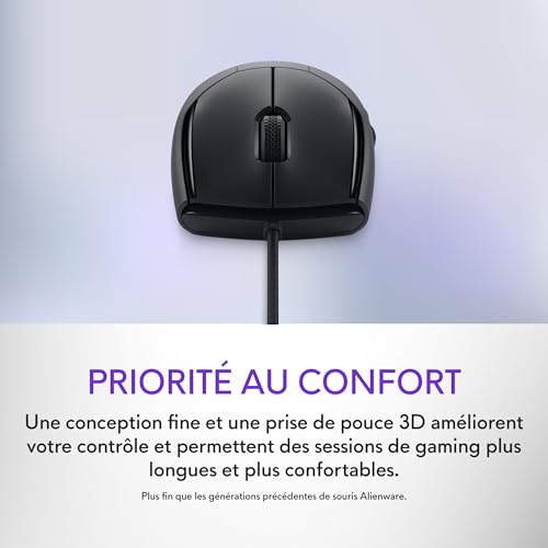 Souris Alienware AW320M – Filaire, Optique, 3200 DPI, 6 Boutons - vue 8