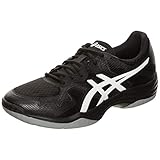 Asics, Running, Performance ASICS Herren Gel-Tactic Leichtathletik-Schuh, Schwarz Weiß, 44.5 EU