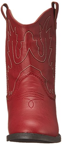 Baby Deer Kids' Pointed Toe Western Boot, Red, 12
