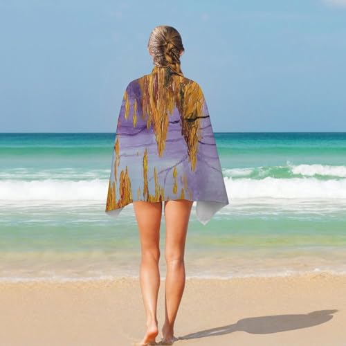 Serviette de plage natation entraînement extérieur compacte absorbante - 5
