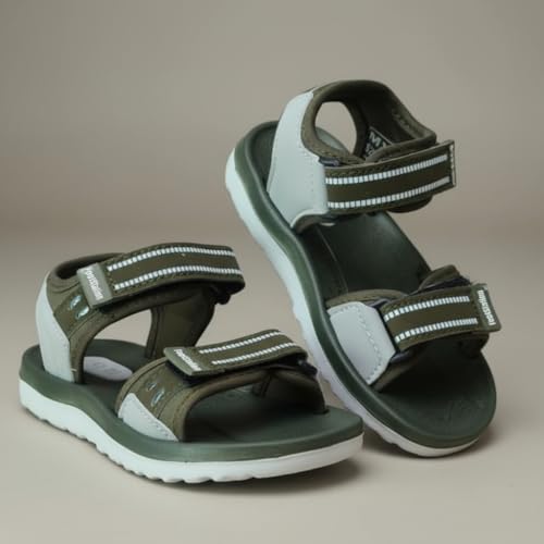 Image of Kids Open Toe Sports Sandals | Comfortable Lightweight Double Welcro Outdoor Athletic Sandals for Boys, Girls & Toddlers | Daily Play Shoe (1-10 Years)