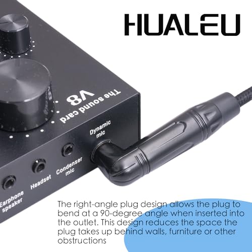 Cable de audio HUALEU 6.35 mm TRS, macho a hembra, pack 2 miniatura 4
