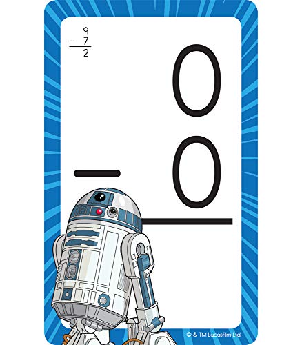 Disney Learning Star Wars Subtraction Facts Flash Cards With Numbers 0-12, Subtraction Jumbo Flash Cards For Kids Ages 6+, 1St Grade, 2Nd Grade, And 3Rd Grade Math Flash Cards #TOP3