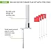 Champion Sports Soccer Corner Flags with Steel Ground Pegs, Set of 4