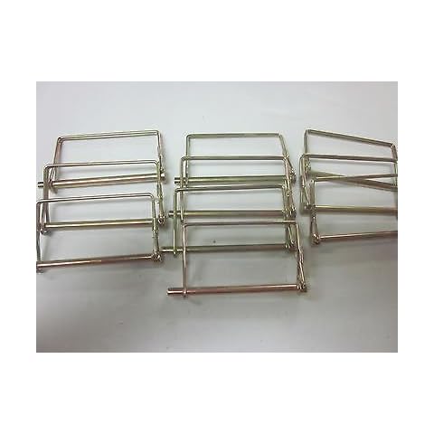 ~ 10 ~ Square 1/4" X 4" Canopy PTO PINS Camper Awning Trailer Hitch Hook PIN - Set of 4 Cover