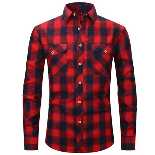 Chemise de loisirs à manches longues pour homme coupe ajustée vêtement de plein air casual