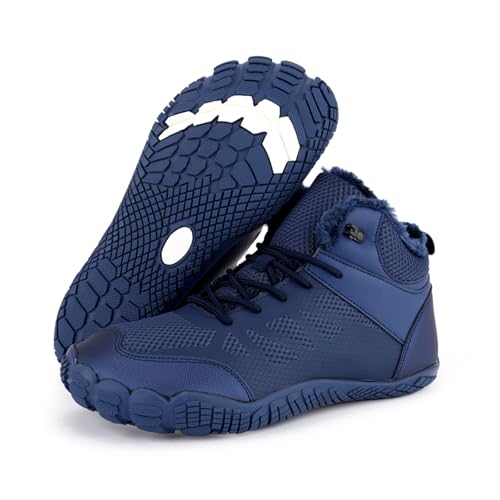 Men's and Women's Barefoot Snow Boots - Wide Toe Box, Zero Drop Winter Shoes with Vindra Flex Technology, Minimalist Outdoor Hiking Boots2