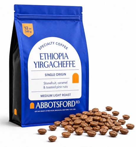 Abbotsford Road Ethiopian Coffee Beans, Medium-Light Roast