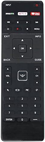 Replacement Smart TV Remote Control for XRT122,D50U D1,D32X D1,E43U D2,E55 D0,E48 C2,D55U D1,E55U D2,E50 C1,D55 D2,E43 C2,D39H D0,D24 D1,E60 C3,E32 D1 - Compatible with VIZIO TV Remote Control