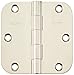 Baldwin 1135055I Radius Mortise Hinge, Lifetime Bright Nickel