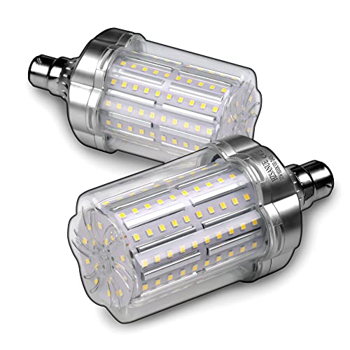 HZSANUE LED Light Bulbs 32W, 260W Incandescent Bulbs Equivalent, 3600Lm, 6000K Daylight White, B22 Bayonet Cap, Pack of 2 - Image 3