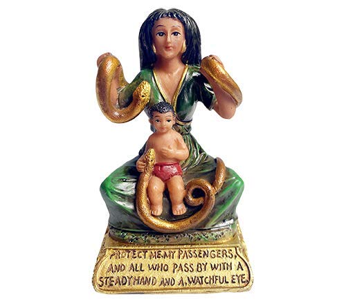 Estatua Santa Martha La Dominadora 4 pulgadas miniatura 2