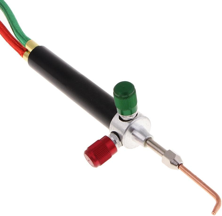 5 Tips Mini Gas Torch Welding Soldering Gun - Professional Jewelry Welding Kit with Oxygen Acetylene - for Micro-Joining Jobs - High Heat 6300F - Precision Welding Tool Set, As Described