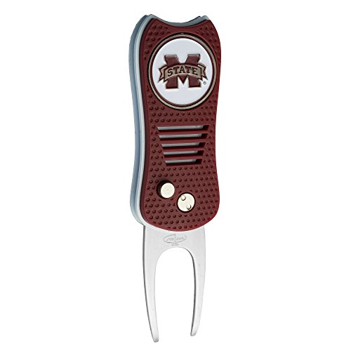 Team Golf NCAA Mississippi State Bulldogs Retractable Divot Tool with