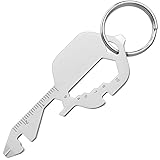 Christmas Stocking Stuffers for Men Adults Dad, Keychain Multi-tool 13 in 1 Pocket Gadgets Tools Bottle Opener Screwdriver, EDC Tool Key Ring Anniversary Birthday Gifts for Men Women (Key)