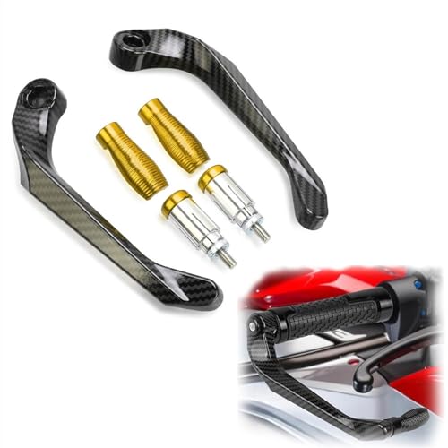 PuLaif Handschutz Motorrad Lenker Bremskupplungshebel Schutzfolie Für Honda CBR 650 R 2018-2023 CBR650R 2019 2020 2021 2022 CBR650 650R (Color : Gold, Size : 2018-2023)