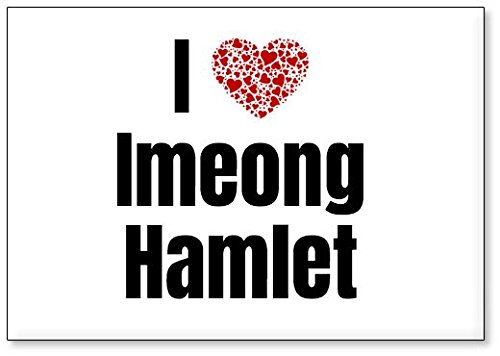 I Love Imeong Hamlet, Fridge Magnet (Design 2)