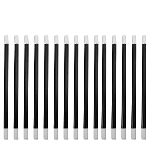 Hzyclzh 15 Stück Kunststoff Zauberstab, Magischer Zauberstab, Trick Party Zauberstab, Kunststoff Zauberstab Schwarz, für Zaubererkostüm, Zaubererhexe, Gastgeschenke Cover