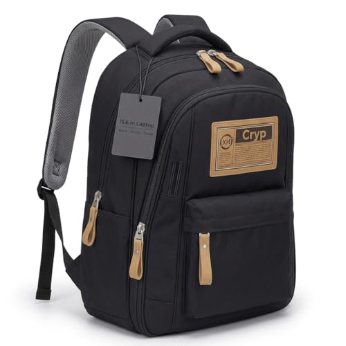 Mochila Masculina Feminina Grande para Notebook 15.6”, Trabalho, Viagem, Escola, Reforçada e Resistente – Mochila Escolar, Mochila Reforçada (Preto)