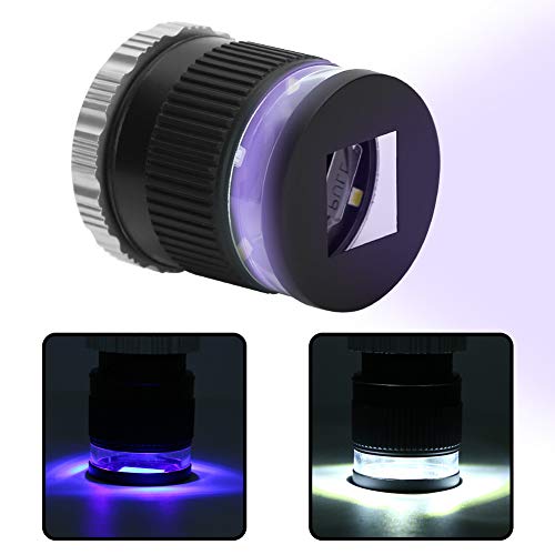 Phefop Jeweler's Eye Loupe, Optical Magnifier with LED and UV Light, 30X Zoom for Gems, Jewelry, Coins and Stamps - Image 6