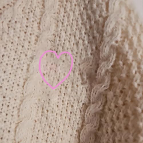 Women's Knit Cardigan Long Sleeve V Neck Sweatshirt Knitted Print Oversized Button Down Knitwear Outerwear3