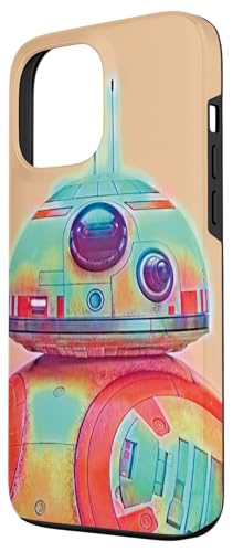 Coque iPhone 13 Pro Max Star Wars BB-8 rigide protection boîtier antichoc couleur pêche - 2