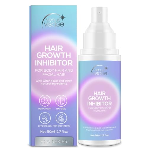 Hair Inhibitor 50ml Upgraded, Hair Stop Growth Spray, Non-Irritating Hair Removal Inhibitor for Body and Face, Arm, Armpit, Leg for Men and Women