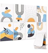 AtawLege 8 Pcs Boho Art Acoustic Panels, 48