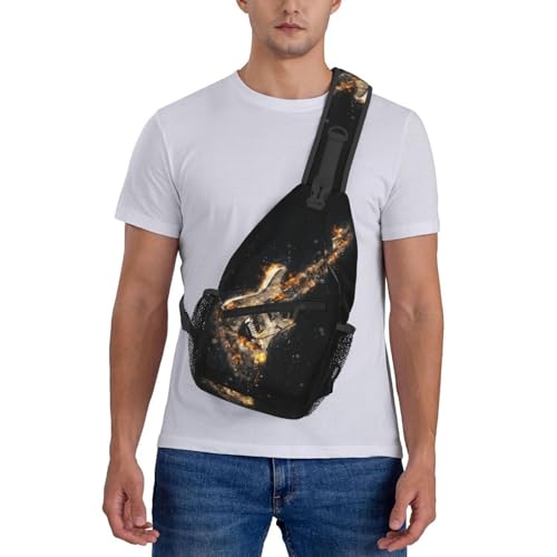 Bolso cruzado Rock Heavy Metal durable con gran capacidad miniatura 7