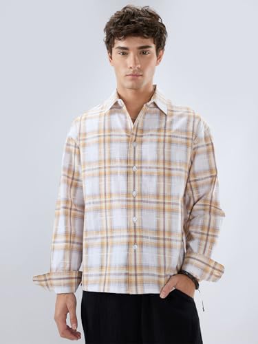 VASTRADO Premium Suncrest Plaid Crop Shirt - Image 6