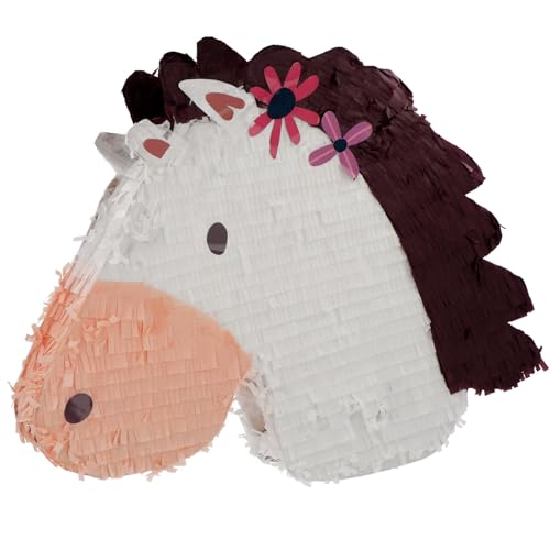 Piñata anniversaire thème cheval Folat pour amuser les enfants lors d'un goûter