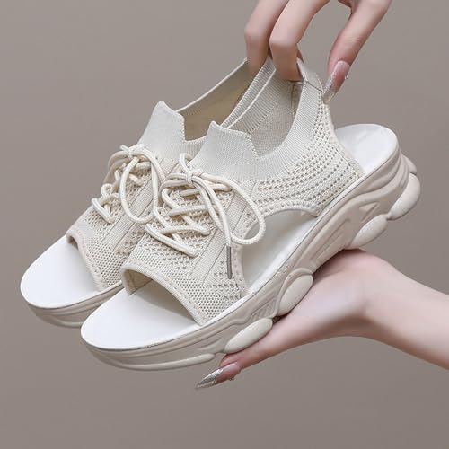 Sandales orthopédiques femmes chaussures de sport de plage d'eau respirantes en tricot - 5