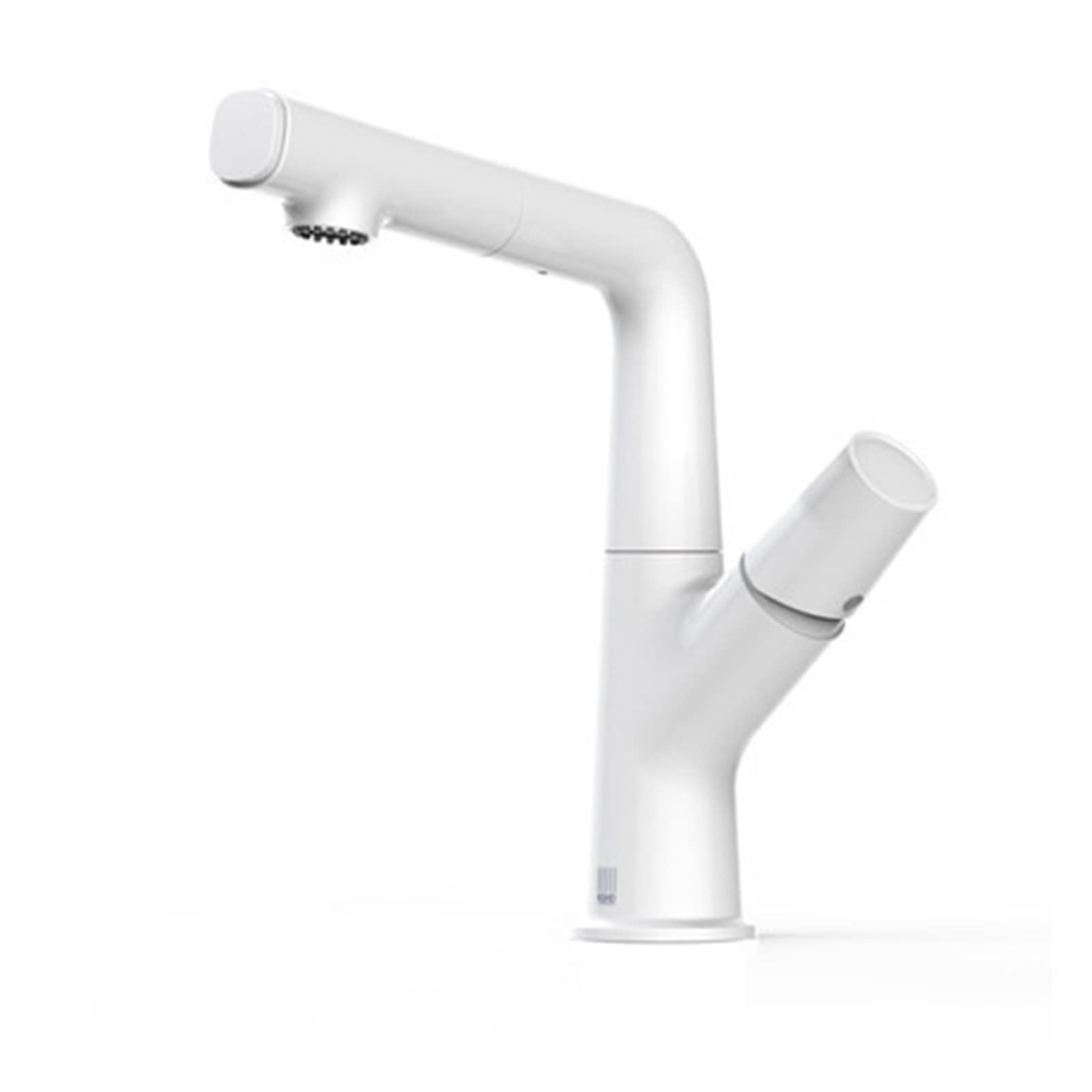 Brosse or bassin robinet salle de bain rotatif réglable de haut en bas blanc