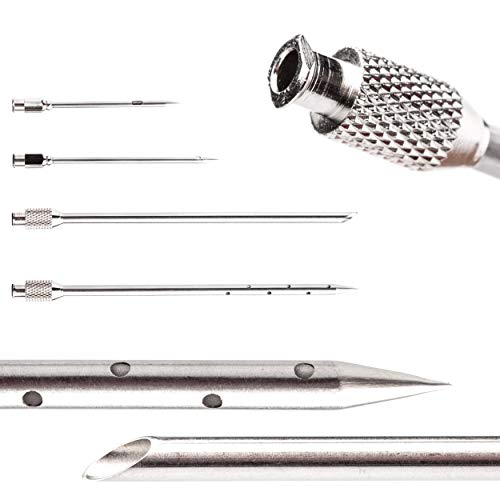 Kit inyector de carne acero inoxidable para BBQ miniatura 2