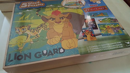 Disney Lion Guard 5 Wood Puzzle Box