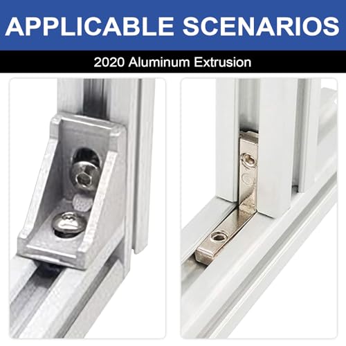 Profilé aluminium 2020 de 500 mm pour rigidifier un châssis de machine