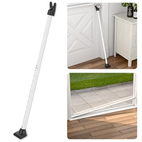 SECURITYMAN 3-in-1 Door Security Bar, Security Door Stoppers & Door Barricade –…