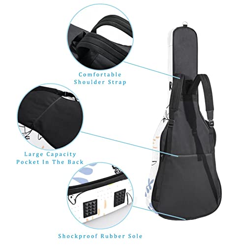 Hondank Housse de transport étanche pour guitare avec bandoulière réglable Motif constellation licorne, Multicolore 02… - Les Beatles, Paul McCartney, John Lennon, RIngo Starr, George Harrison Hondank Housse de transport étanche pour guitare avec bandoulière réglable Motif constellation licorne, Multicolore 02… – Image 4