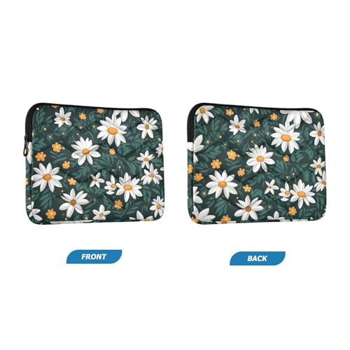 Funda para portátil 13-14 pulgadas con diseño floral resistente al agua miniatura 2