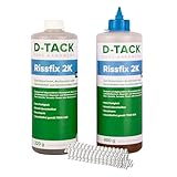 D-TACK Rissfix 2K Reparaturharz 800 ml | Schnellreparaturharz für Estrichrisse...