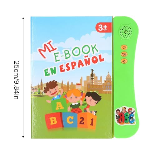 Libro interactivo con sonido bilingüe para evitar el uso de pantallas en niños 6