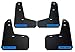 Rek Gen Rally Mud Flaps Compatible with Ford Focus 2012-2018 (Race Blue Logo)