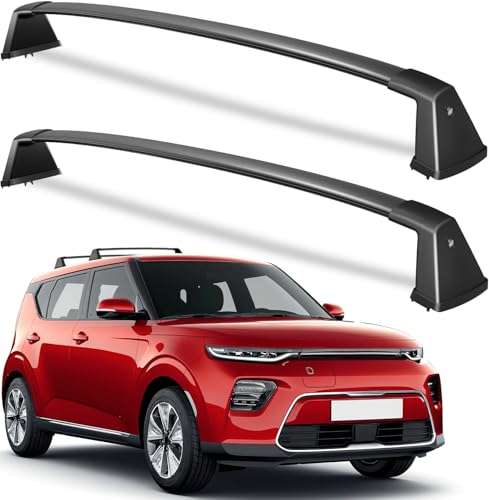 Wonderdriver Lockable 220lbs Roof Rack Cross Bars Compatible with Kia