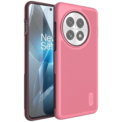 Image of TUDIA [MergeGrip Designed for OnePlus 13 Back Cover 5G (2025) - [Military Grade Drop Tested] Dual Layer Shockproof Slim Heavy Duty Tough Phone Case - Smokey Pink