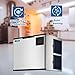 Commercial Ice Maker 350 Pounds Per Day – Head Only – Stainless Steel Industrial Modular Ice Cube Machine – Quiet Operation – Air Cooling System - by Foster