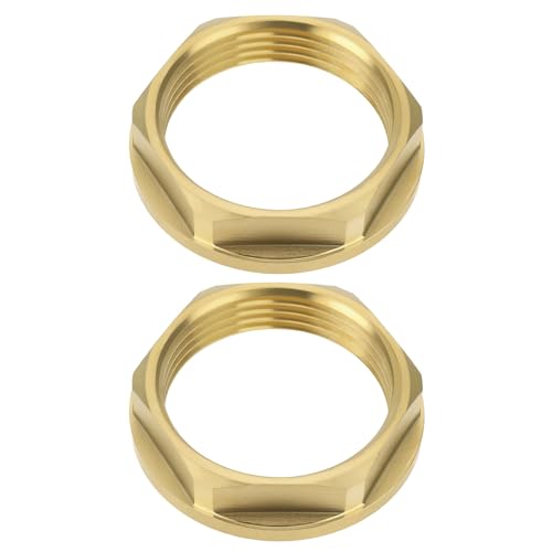 YINETTECH 2 Stück 1 1/4 Zoll Flanschmuttern