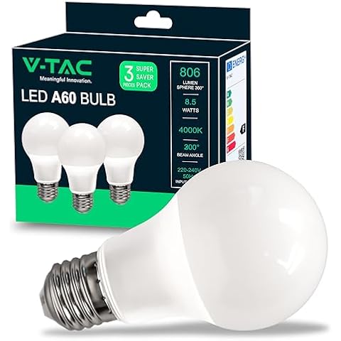 V-TAC Ampoules LED E27 8,5W Cover