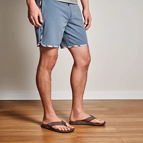 Image of OluKai Tuahine Men's Waterproof Leather Sandals, Versatile Beach Flip Flops, Arch Support & Comfort Fit, Lightweight & Durable, Enhanced Grip & Traction